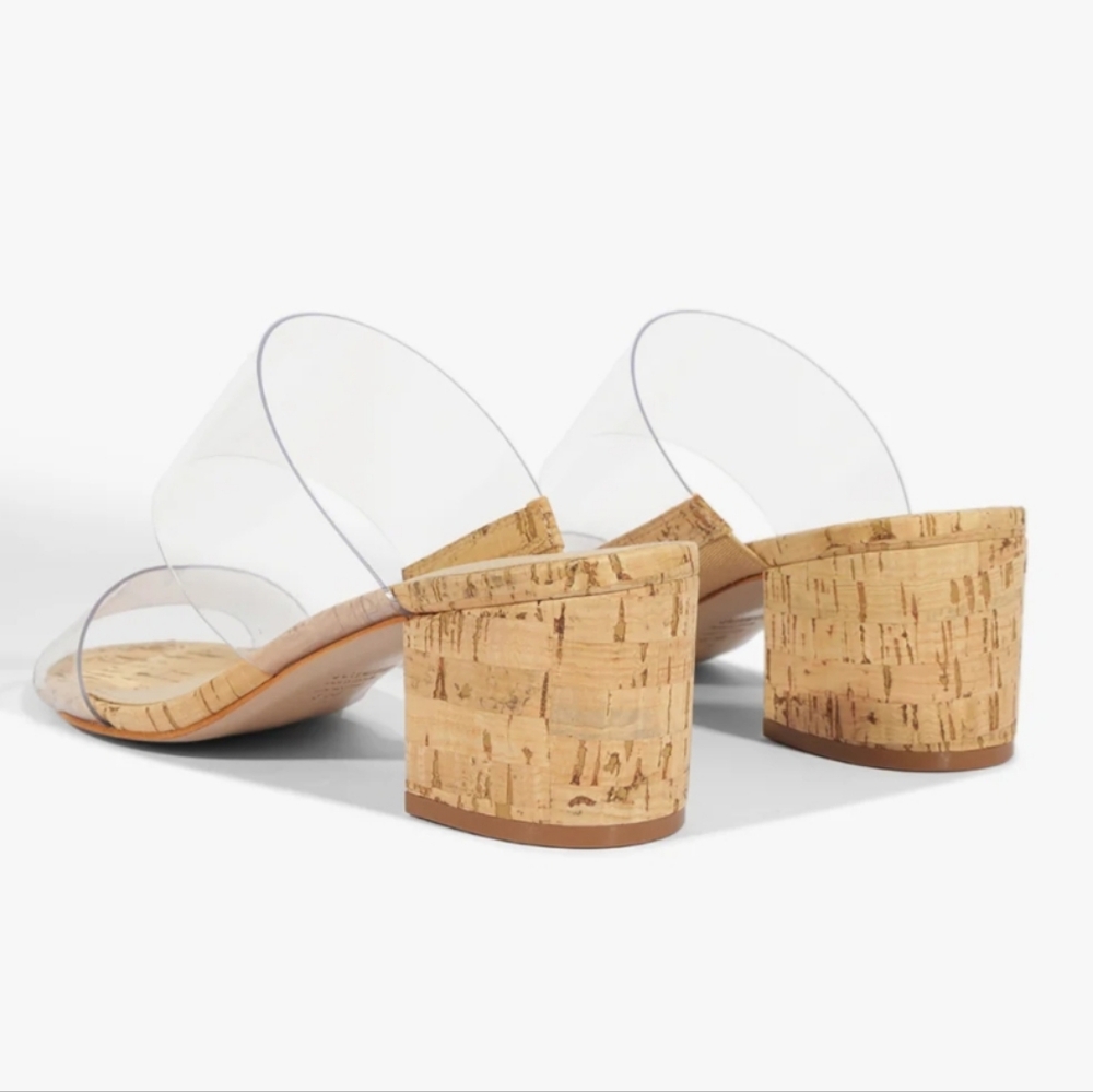 SCHULTZ VICTORIE CORK Block Heels Size 6.5 - Picture 4 of 16
